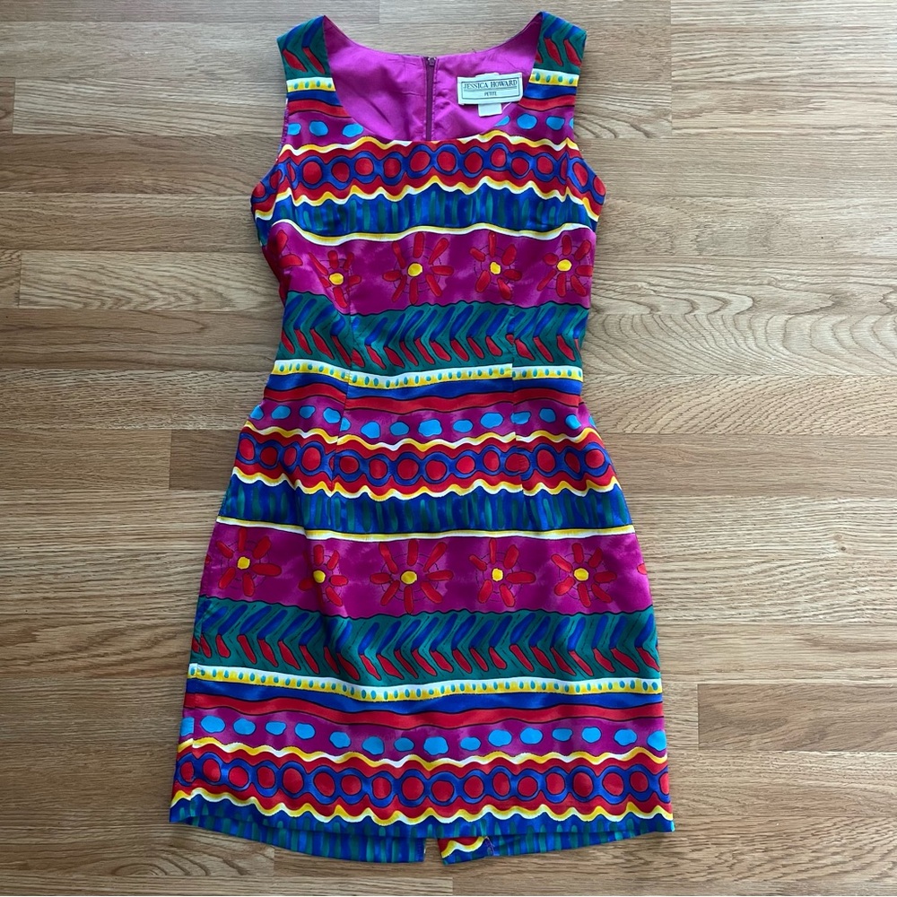 Vintage abstract Mini Dress